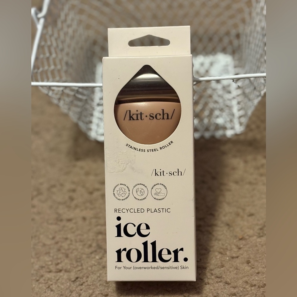 NWT /kit•sch/ Ice Roller - stainless steel roller
